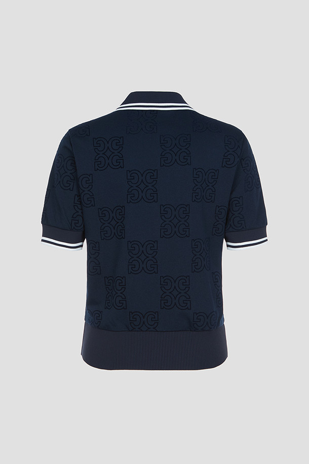 지포어-WOMEN APPAREL-FLOCKING PRINTED T-SHRIT(WOMEN)