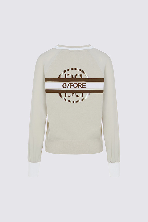 지포어-WOMEN APPAREL-V NECK HYBRID PULLOVER (WOMEN)