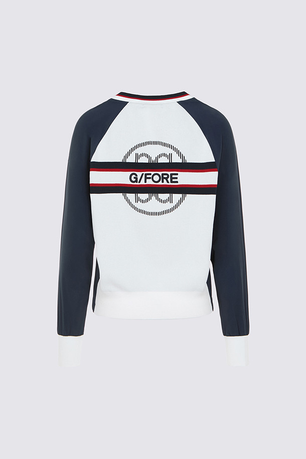지포어-WOMEN APPAREL-V NECK HYBRID PULLOVER (WOMEN)