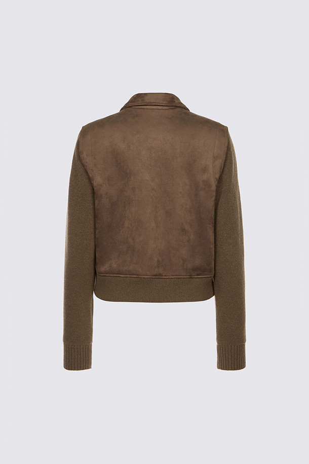 지포어-WOMEN APPAREL-SUEDE HYBRID JACKET (WOMEN)