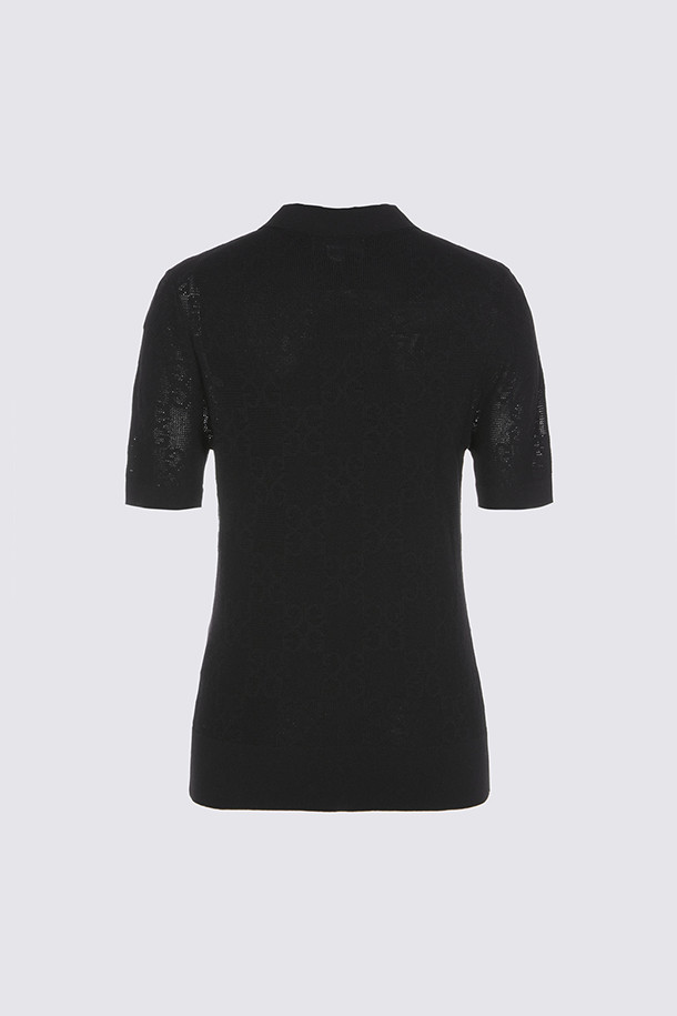 지포어-WOMEN APPAREL-POINTELLE POLO SWEATER(WOMEN)