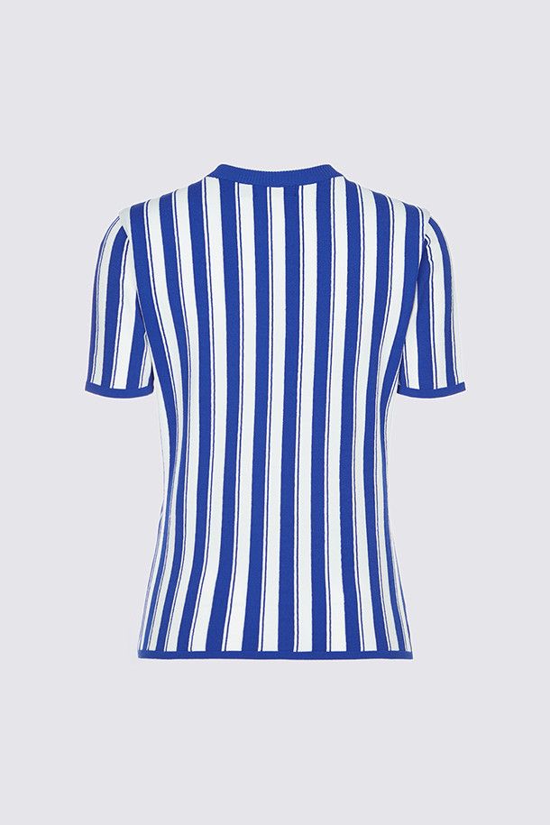 지포어-WOMEN APPAREL-STRIPE SHORT SLEEVE SWEATER(WOMEN)
