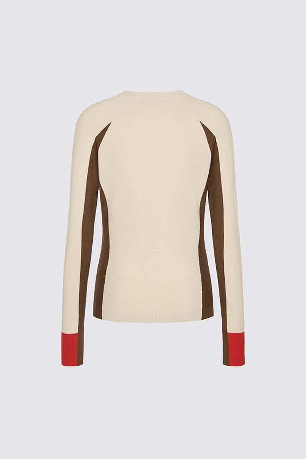 지포어-WOMEN APPAREL-LONG SLEEVE RIBBED SWEATER(WOMEN)