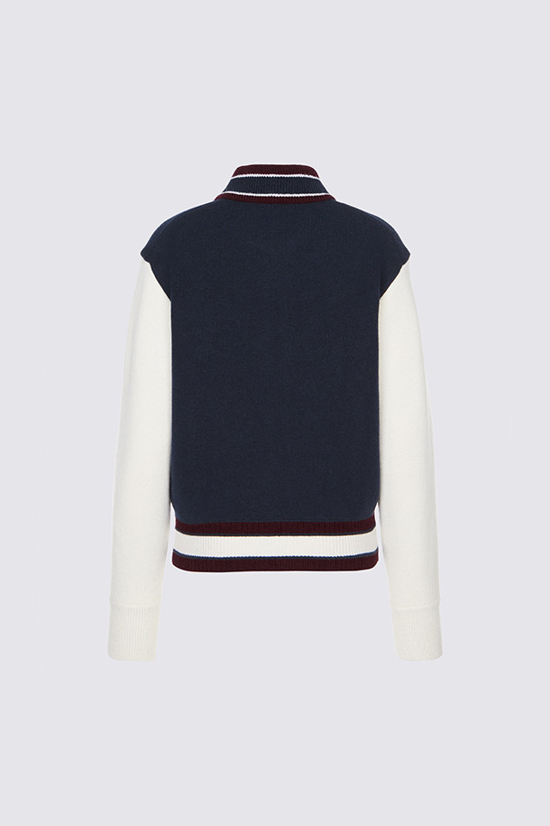 지포어-WOMEN APPAREL-VARSITY FULL ZIP SWEATER(WOMEN)