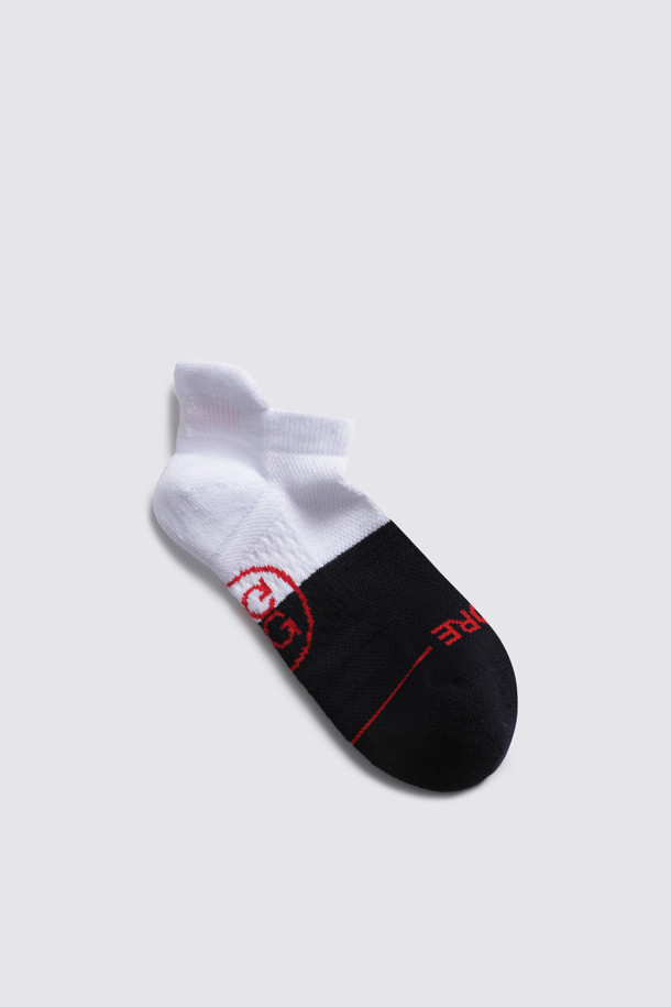 지포어-WOMEN ACCESSORIES-TWO TONE ANKLE SOCK(WOMEN)