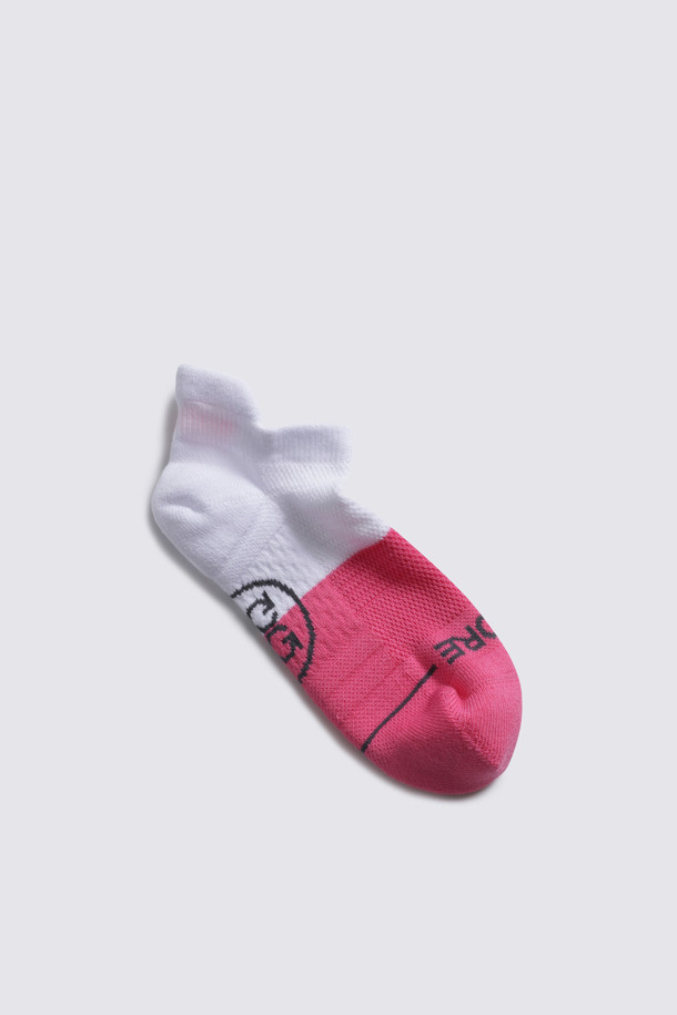 지포어-WOMEN ACCESSORIES-TWO TONE ANKLE SOCK(WOMEN)