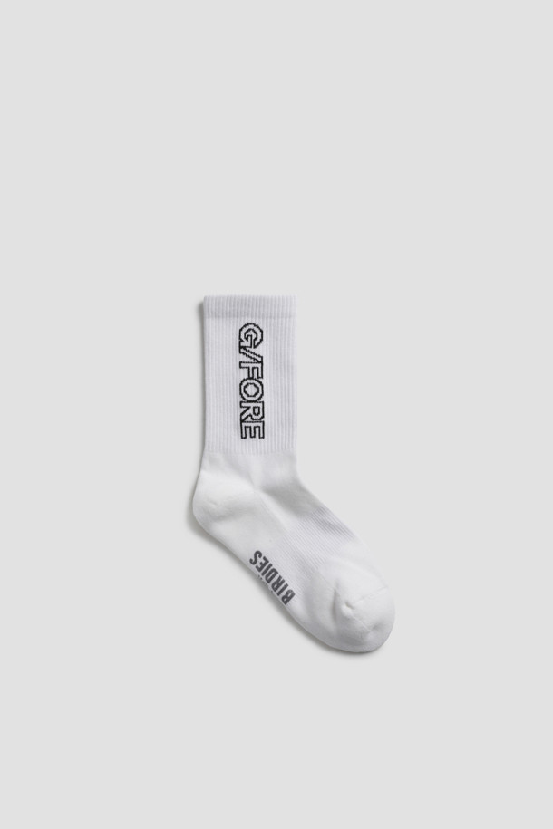 지포어-WOMEN ACCESSORIES-SLOGAN CREW SOCKS(WOMEN)