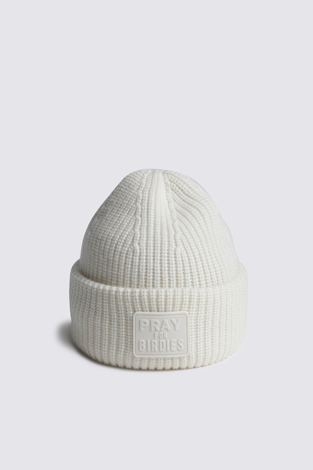 지포어-MEN ACCESSORIES-PRAY FOR BIRDIES CASHMERE BEANIE