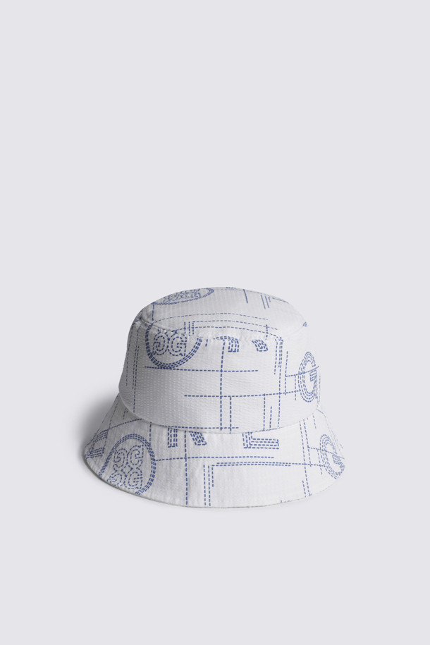 지포어-MEN ACCESSORIES-LOGO-EMBROIDERED BUCKET