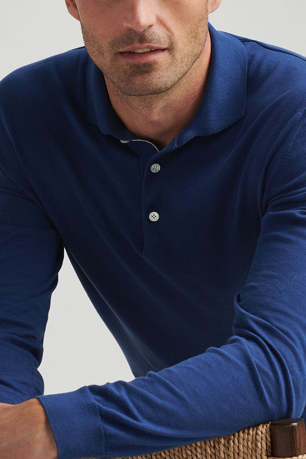 PETER MILLAR - 스웨터 - MARINER SEA ISLAND COTTON SWEATER POLO