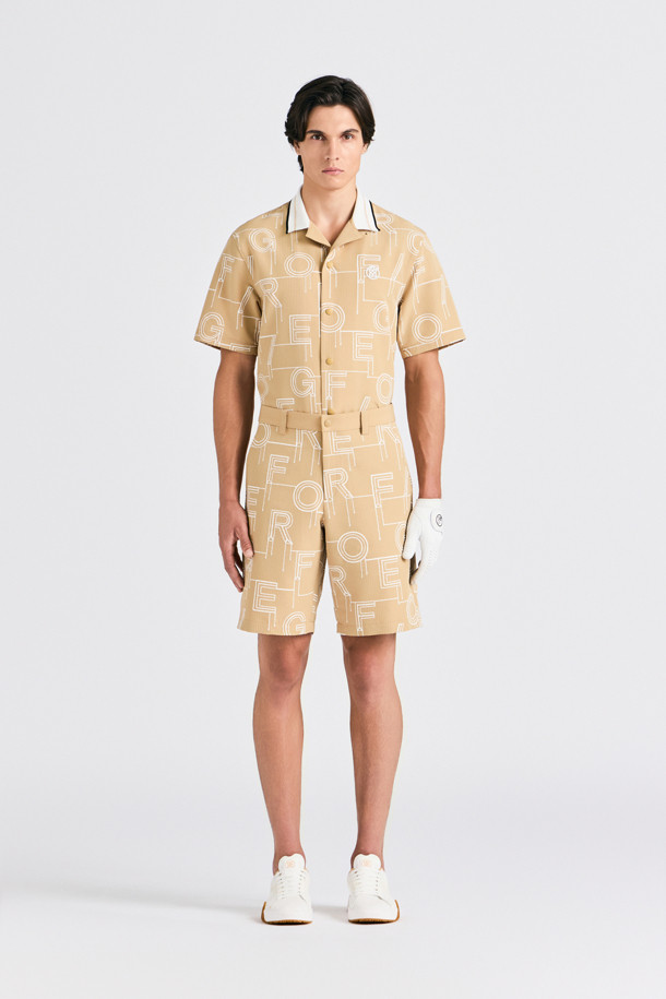 지포어-MEN APPAREL-LOGO-EMBROIDERED SHORT(MEN)