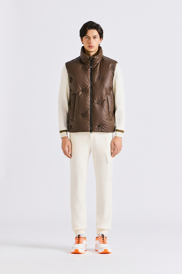 DOWN VEST(MEN)_BROWN-a