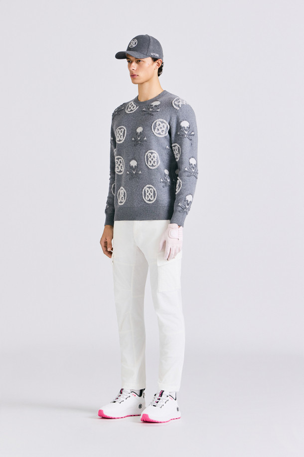 지포어-MEN APPAREL-JACQUARD CREWNECK SWEATER(MEN)