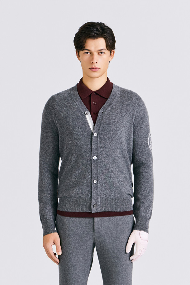지포어-MEN APPAREL-ESSENTIAL CASHMERE CARDIGAN (MEN)