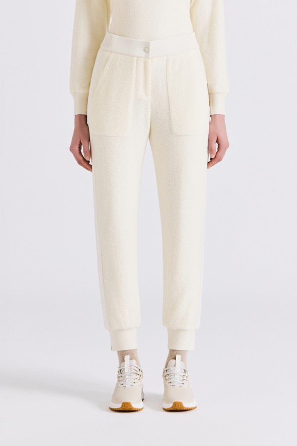 BOUCLÉ PANT (WOMEN)_IVORY-a