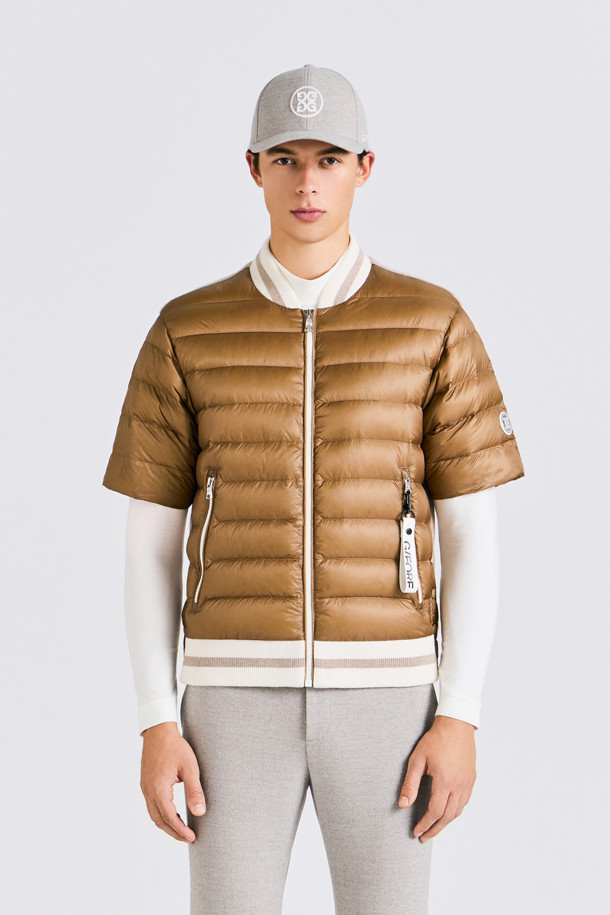 지포어-MEN APPAREL-HALF SLEEVES HYBRID DOWN(MEN)