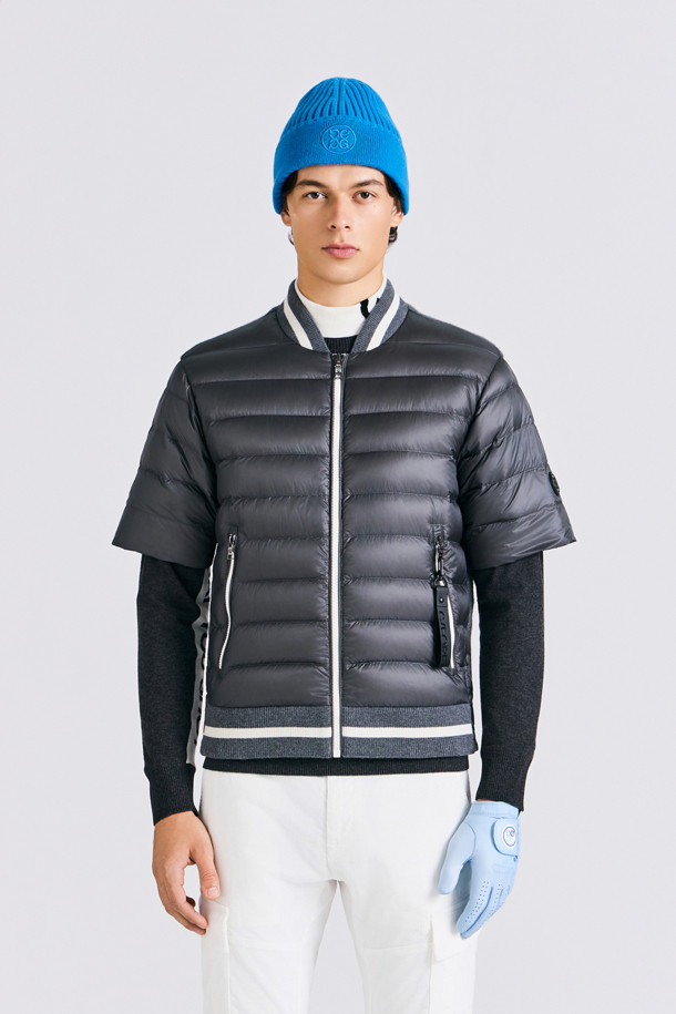 지포어-MEN APPAREL-HALF SLEEVES HYBRID DOWN(MEN)