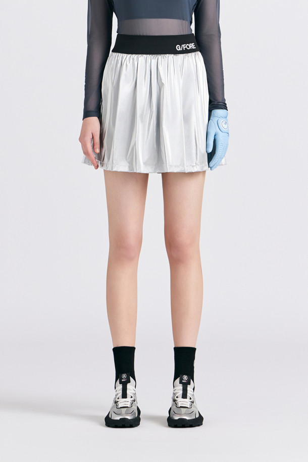 지포어-WOMEN APPAREL-BAND PLEATED SKIRT(WOMEN)