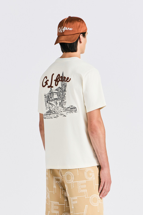 지포어-MEN APPAREL-TYPOGRAPHIC T-SHIRT(MEN)