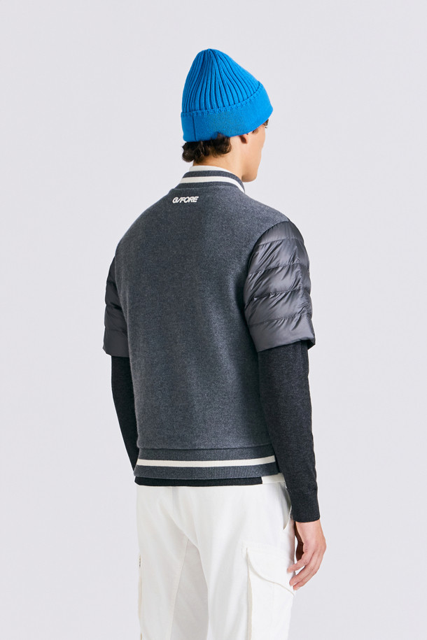 지포어-MEN APPAREL-HALF SLEEVES HYBRID DOWN(MEN)