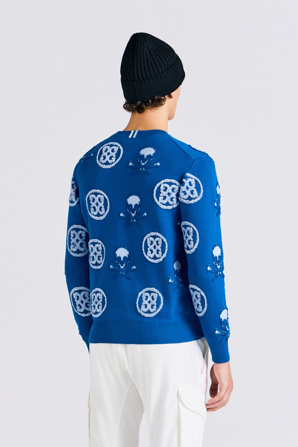 지포어-MEN APPAREL-JACQUARD CREWNECK SWEATER(MEN)