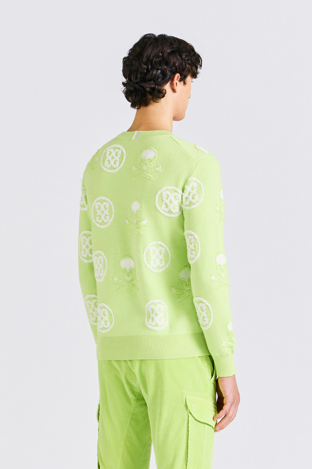 지포어-MEN APPAREL-JACQUARD CREWNECK SWEATER(MEN)