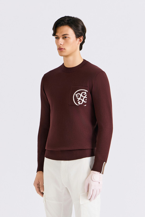 지포어-MEN APPAREL-WINDPROOF ROUNDNECK SWEATER(MEN)