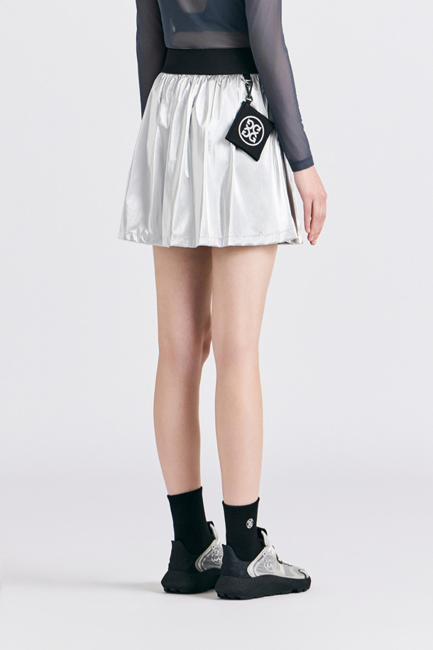 지포어-WOMEN APPAREL-BAND PLEATED SKIRT(WOMEN)