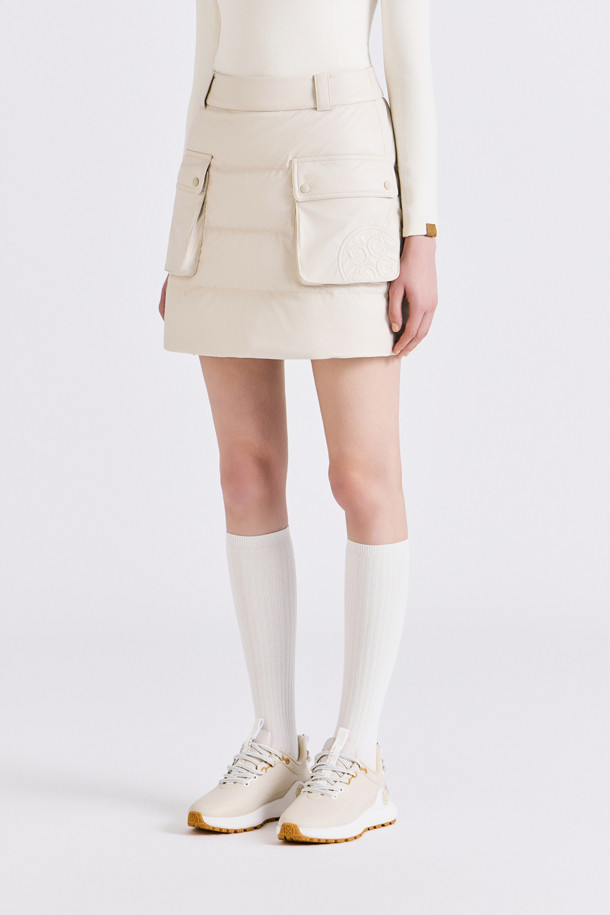 지포어-WOMEN APPAREL-DOWN SKIRT (WOMEN) 