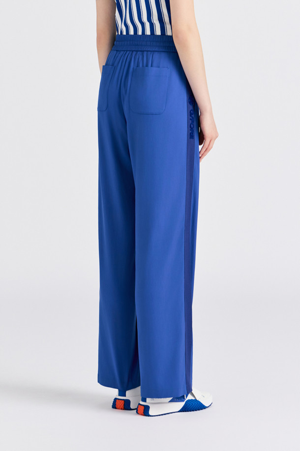 지포어-WOMEN APPAREL-SIDE LOGO SATIN PANT(WOMEN)