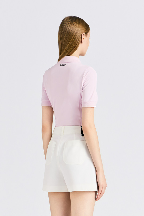 지포어-WOMEN APPAREL-ESSENTIAL POLO T-SHIRT(WOMEN)