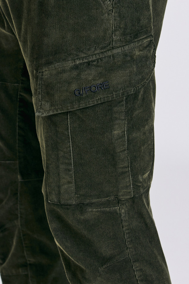 지포어-MEN APPAREL-CORDUROY SLIM CARGO PANTS (MEN)