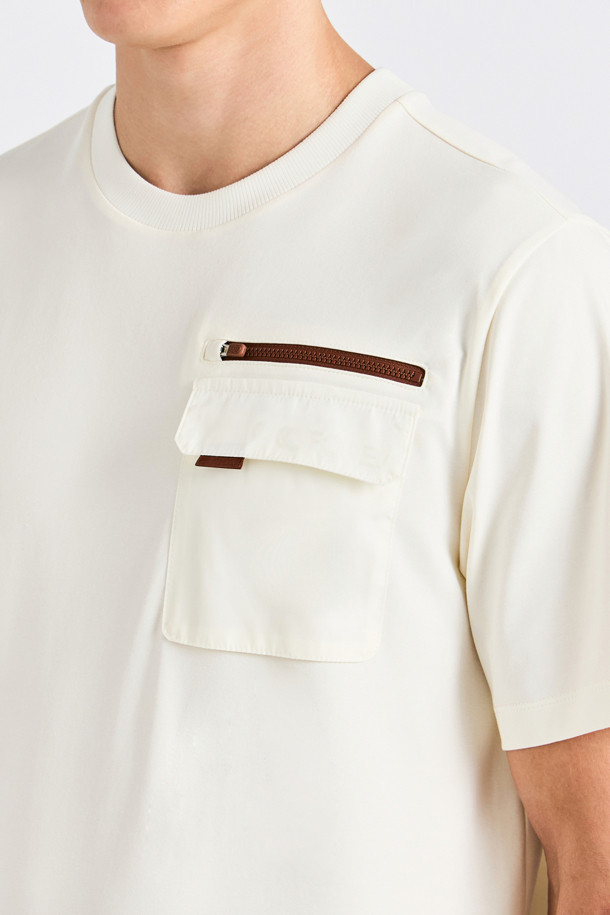 지포어-MEN APPAREL-TYPOGRAPHIC T-SHIRT(MEN)