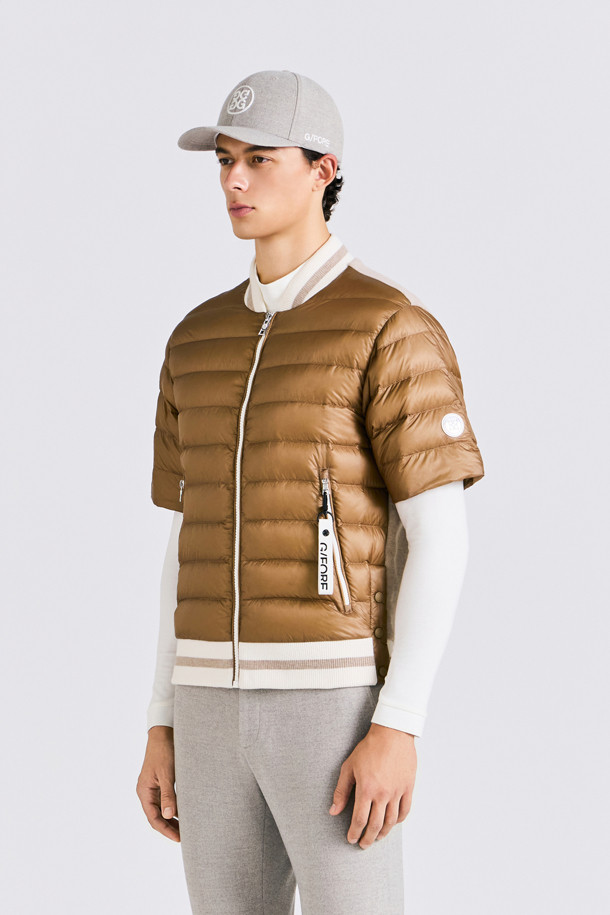 지포어-MEN APPAREL-HALF SLEEVES HYBRID DOWN(MEN)