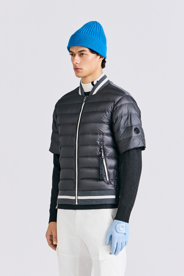 지포어-MEN APPAREL-HALF SLEEVES HYBRID DOWN(MEN)