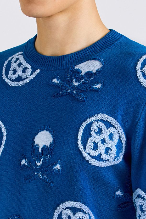 지포어-MEN APPAREL-JACQUARD CREWNECK SWEATER(MEN)