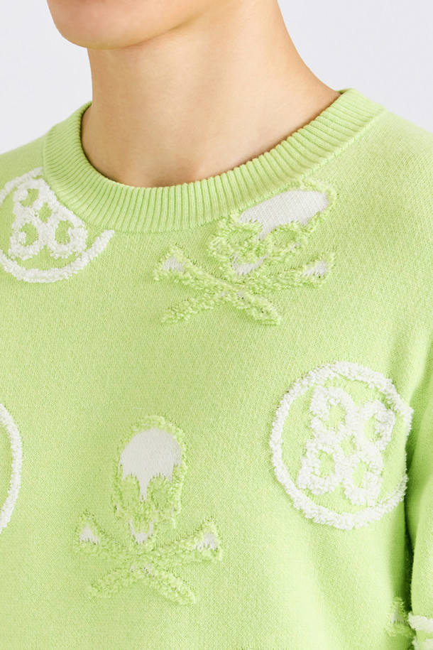 지포어-MEN APPAREL-JACQUARD CREWNECK SWEATER(MEN)