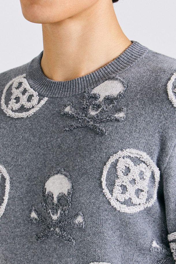 지포어-MEN APPAREL-JACQUARD CREWNECK SWEATER(MEN)