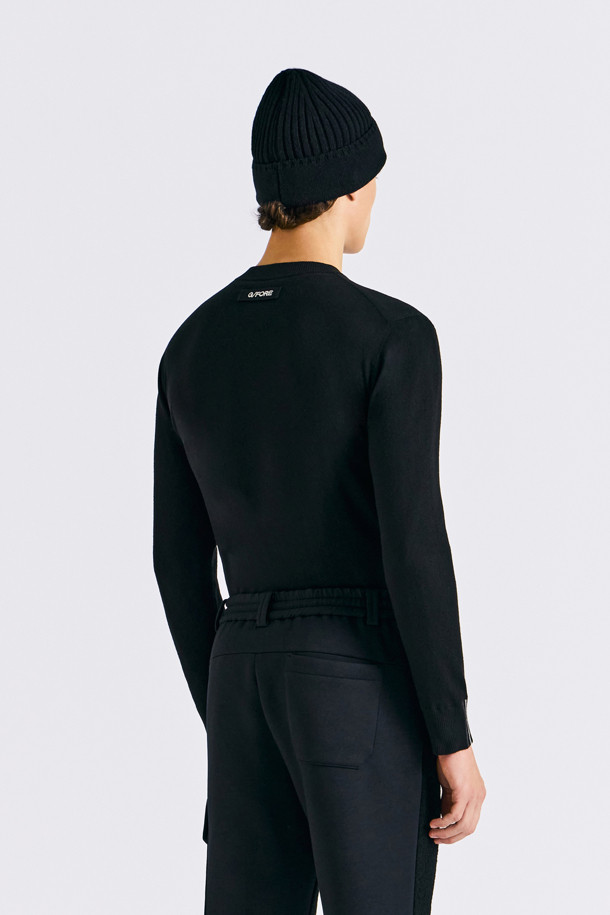 지포어-MEN APPAREL-WINDPROOF ROUNDNECK SWEATER(MEN)