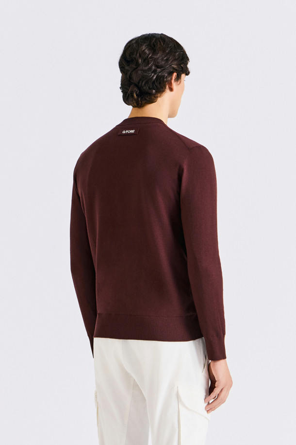 지포어-MEN APPAREL-WINDPROOF ROUNDNECK SWEATER(MEN)