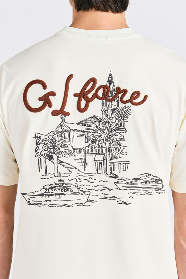 지포어-MEN APPAREL-TYPOGRAPHIC T-SHIRT(MEN)