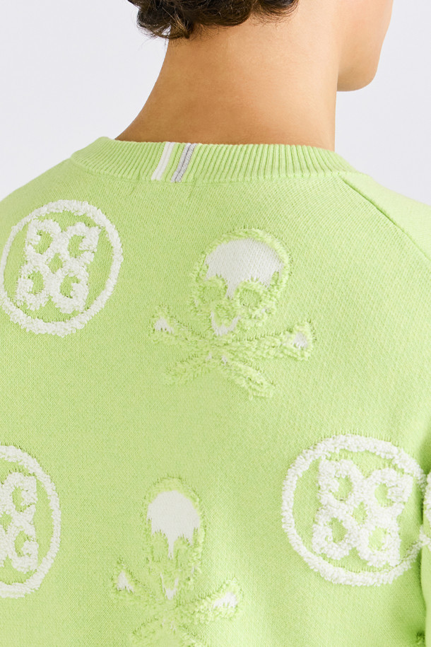 지포어-MEN APPAREL-JACQUARD CREWNECK SWEATER(MEN)