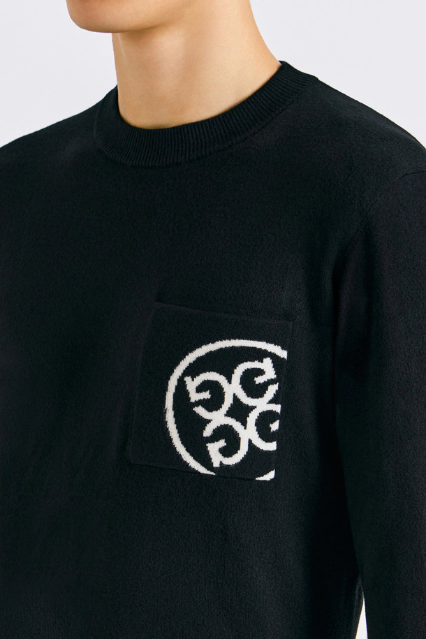 지포어-MEN APPAREL-WINDPROOF ROUNDNECK SWEATER(MEN)