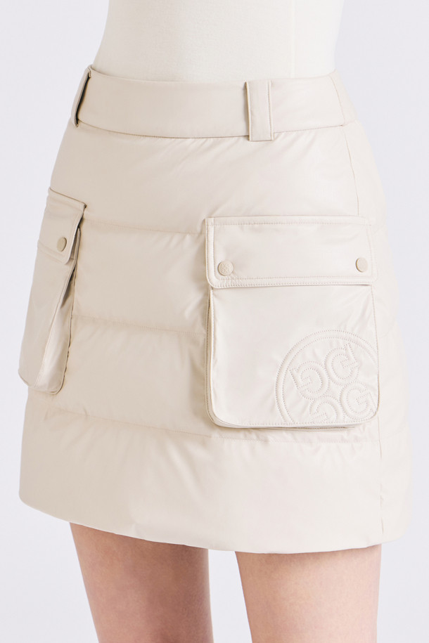 지포어-WOMEN APPAREL-DOWN SKIRT (WOMEN) 