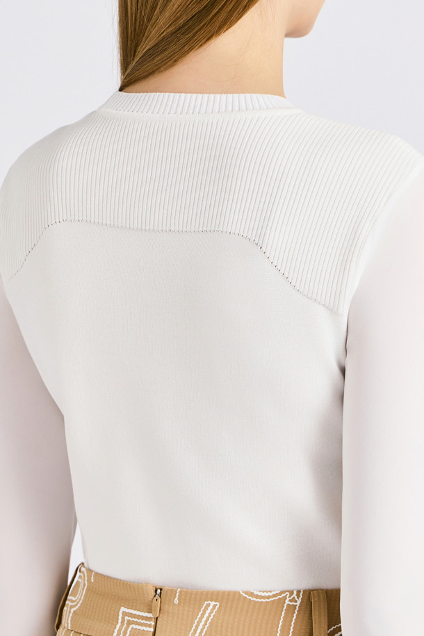 지포어-WOMEN APPAREL-LONG SLEEVE CREWNECK SWEATER (WOMEN)