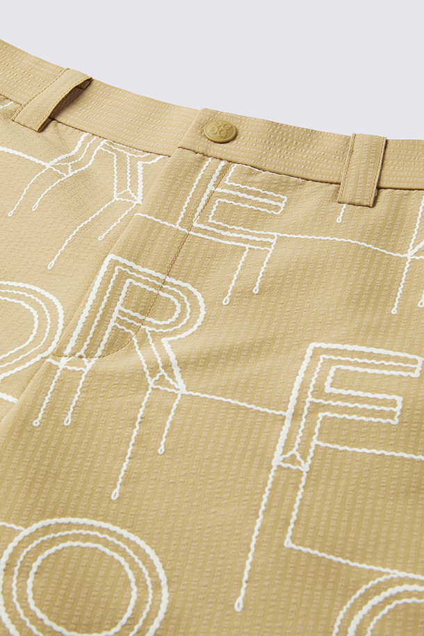 지포어-MEN APPAREL-LOGO-EMBROIDERED SHORT(MEN)