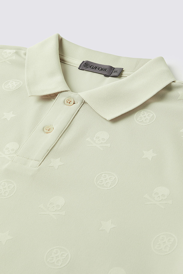 지포어-MEN APPAREL-FLOCKING PRINTED POLO(MEN)