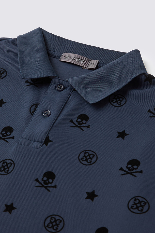지포어-MEN APPAREL-FLOCKING PRINTED POLO(MEN)