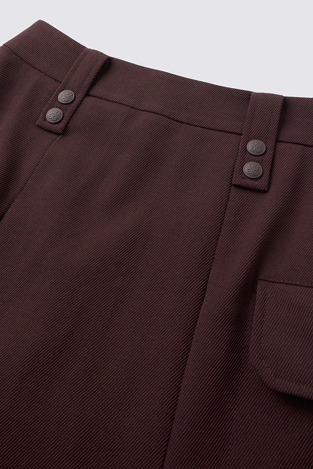 지포어-WOMEN APPAREL-TWILL A-LINE SKIRT(WOMEN)