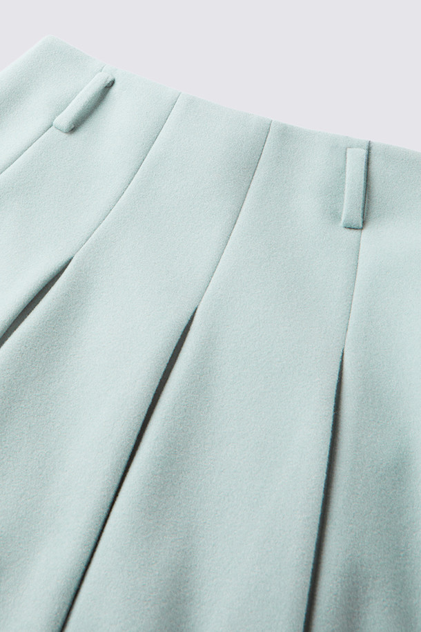 지포어-WOMEN APPAREL-WOOL PLEATED SKIRT (WOMEN)
